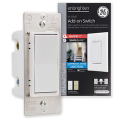 GE Enbrighten Add-On Remote Switch for 3 Way, 4 Way QuickFit and SimpleWire