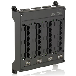 Leviton Twist and Mount 24 Port CAT6 Patch Panel