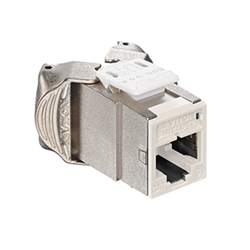 Leviton Atlas-X1 Shielded CAT6 RJ45 Quickport Connector, Ivory
