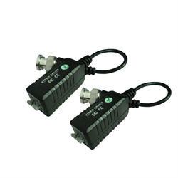 Azco HD over CAT5 / CAT6 Video Balun, HDCVI, TVI, AHD, MPX, XVI Pigtail BNC Pair