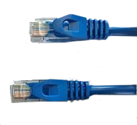 CAT6 Molded Snagless Gigabit Patch Cable, 3 Foot 0.9 m, Blue