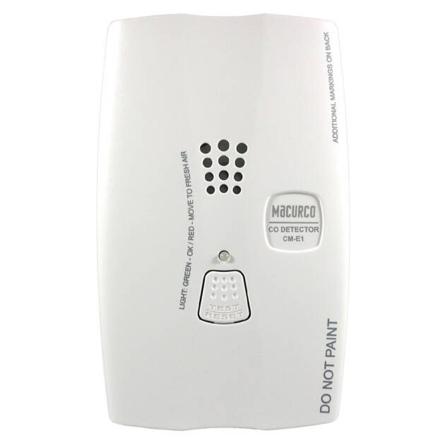 Macurco Carbon Monoxide CO Detector 9-32 VDC,4 Wire,Alarm,Surface/Flush Mount