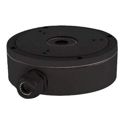 Hikvision Bracket, Conduit Base 6.18" × 7.28" × 2.1", Medium, Black