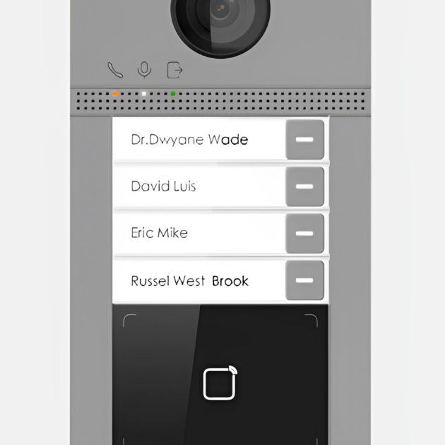 Hikvision IP Video Intercom Four Unit Outdoor Station, WiFi, PoE