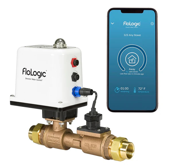 FloLogic FLS_G1 Water Shut Off System with 1" Valve and Gateway Connect