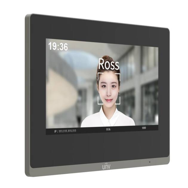 Uniview Indoor Intercom Station 7" LCD Wall Mounted Touch Screen
