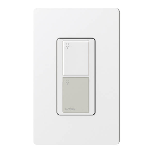 Lutron Caseta Pico Remote Wired 2 Button, Gray
