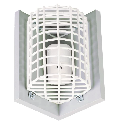 STI Motion Detector Damage Stopper, Corner Mount, Steel Wire Cage