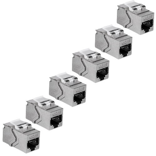 TRENDnet Cat6A RJ-45 Keystone Inline Coupler 6 Pack