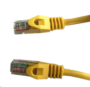 CAT6 Molded Snagless Gigabit Patch Cable, 3 Foot 0.9 m, Yellow
